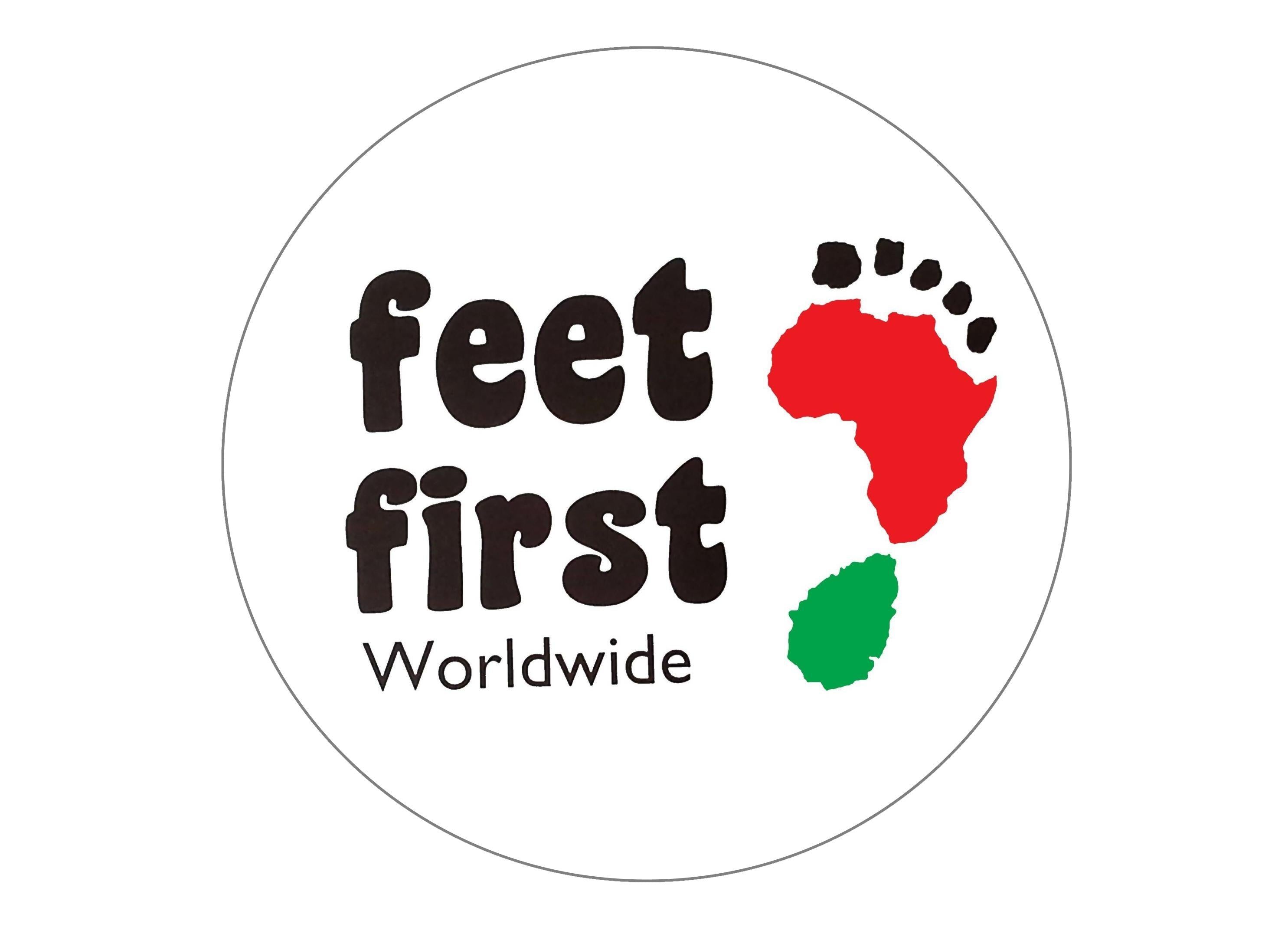 Printed edible charity cake toppers for Feet First Worldwide
