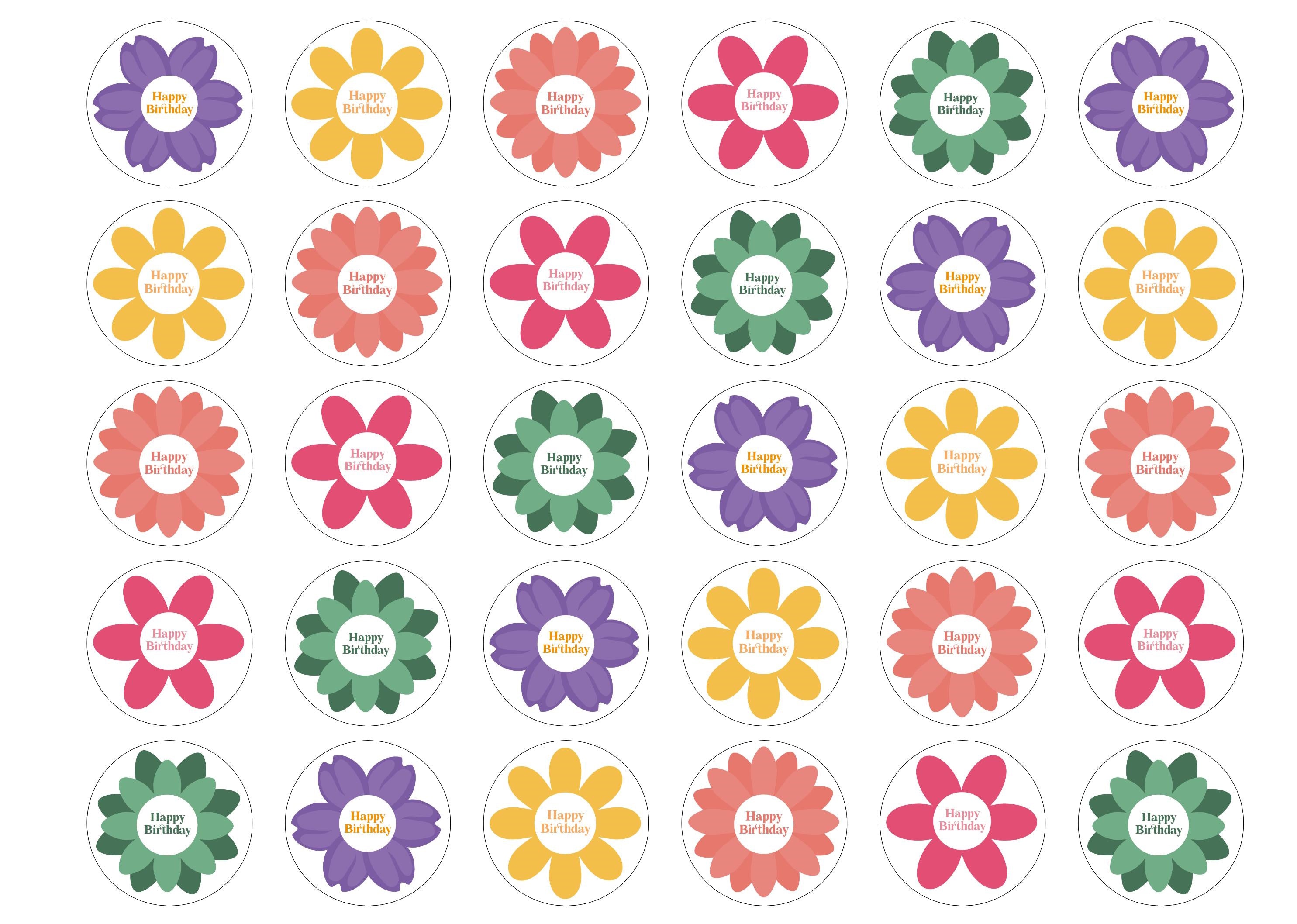 Flower Petals - Happy Birthday