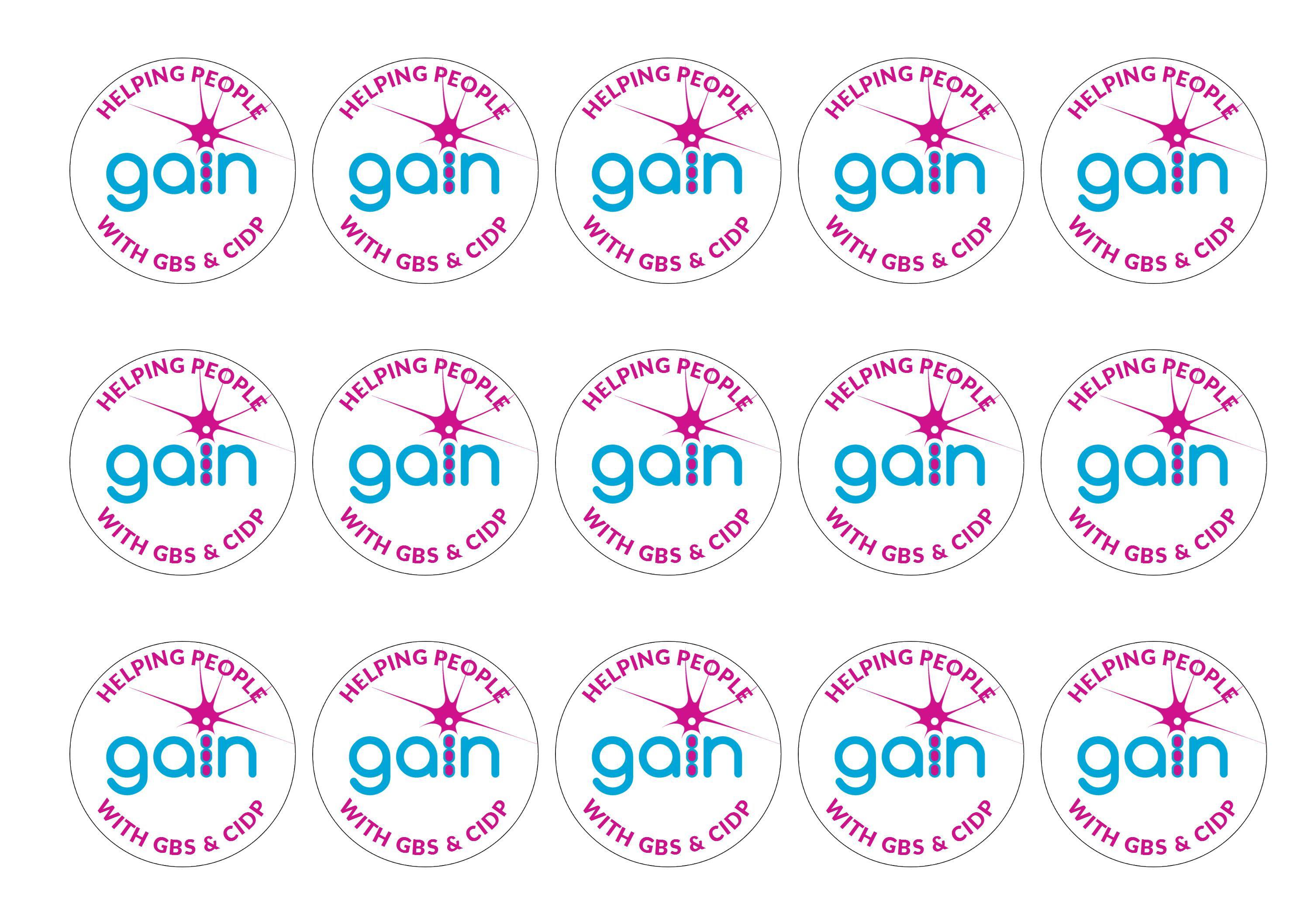 Gain Logo-Edible cake toppers-Edibilis