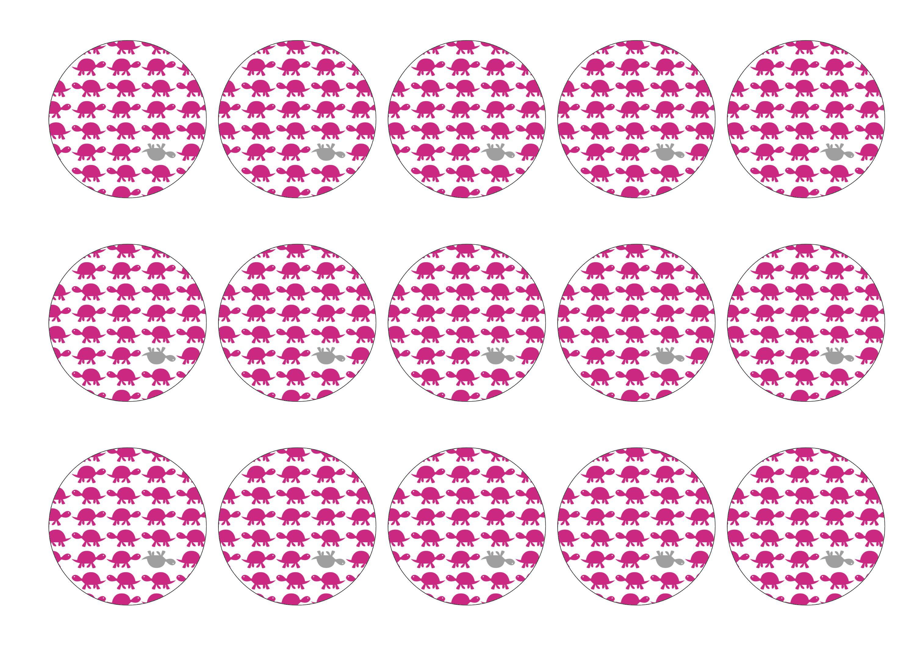 Gain Moxie Pattern-Edible cake toppers-Edibilis