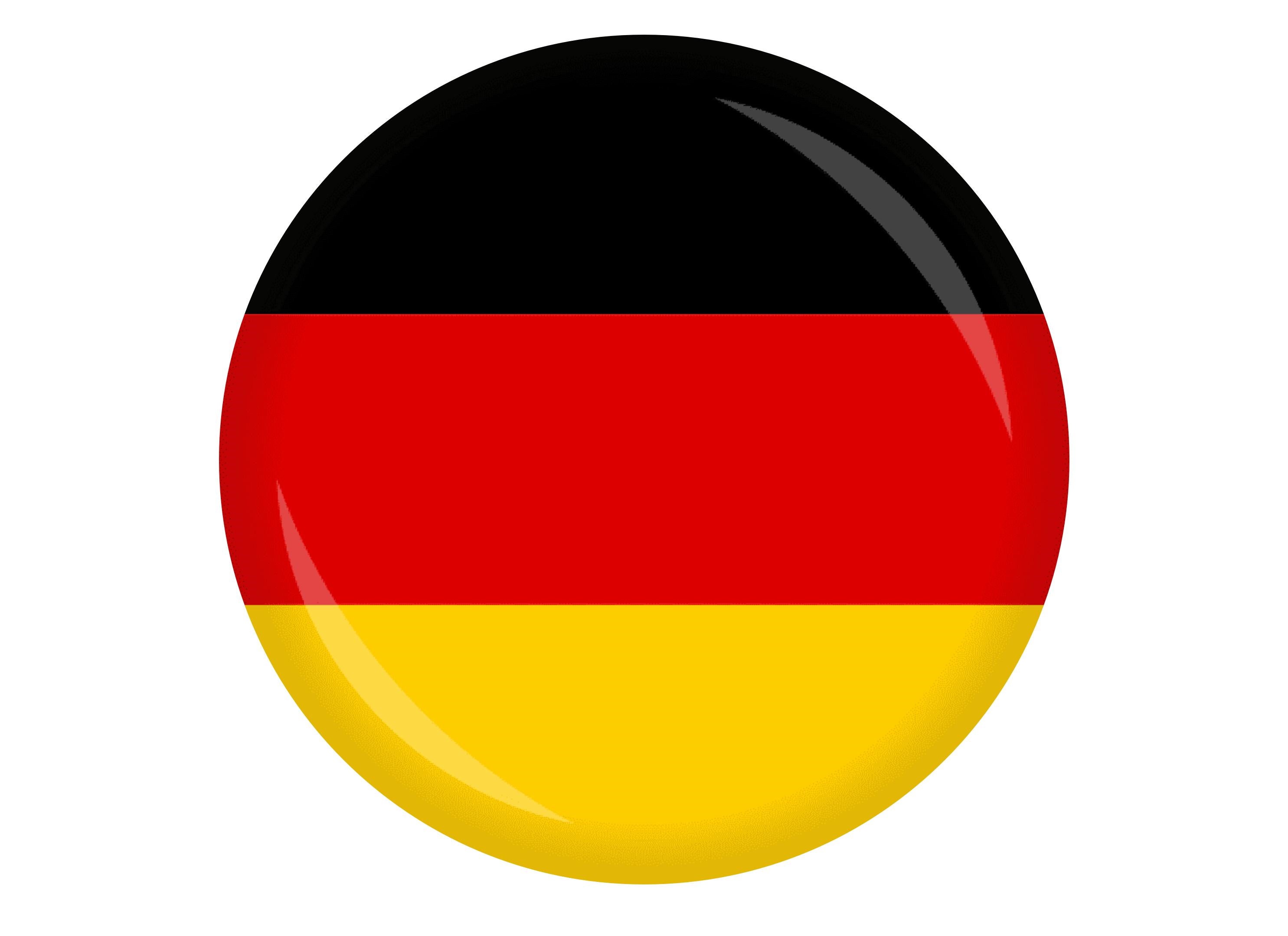 German Flag Cake Topper