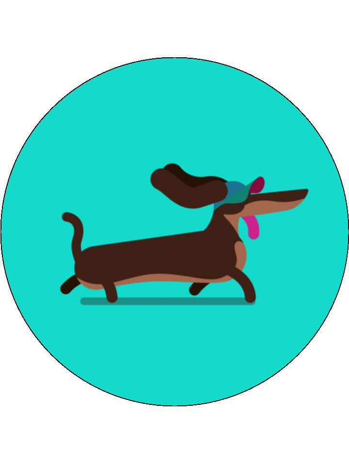 Dachshund cake decorations discount