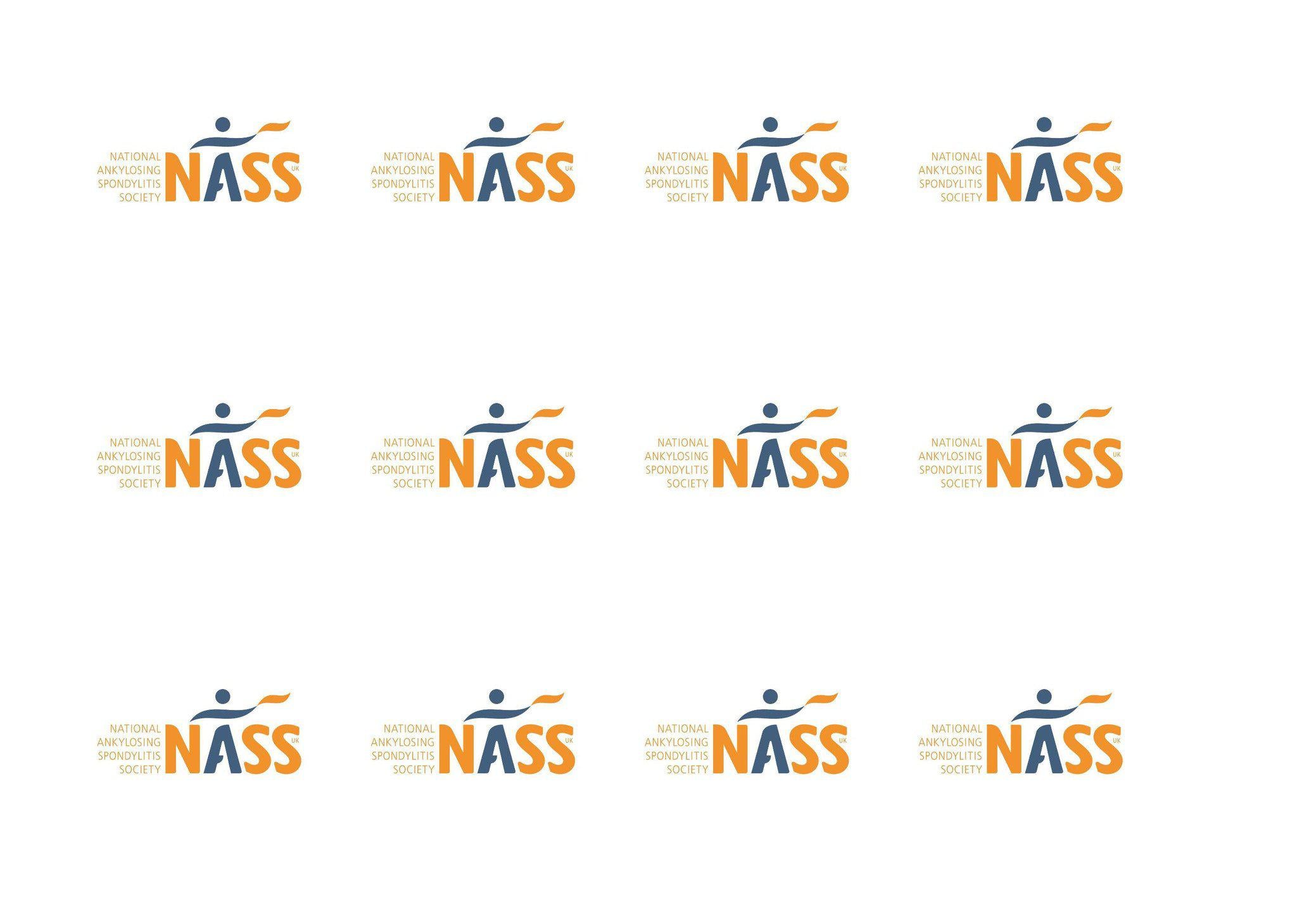 Printed cupcake toppers with the NASS logo