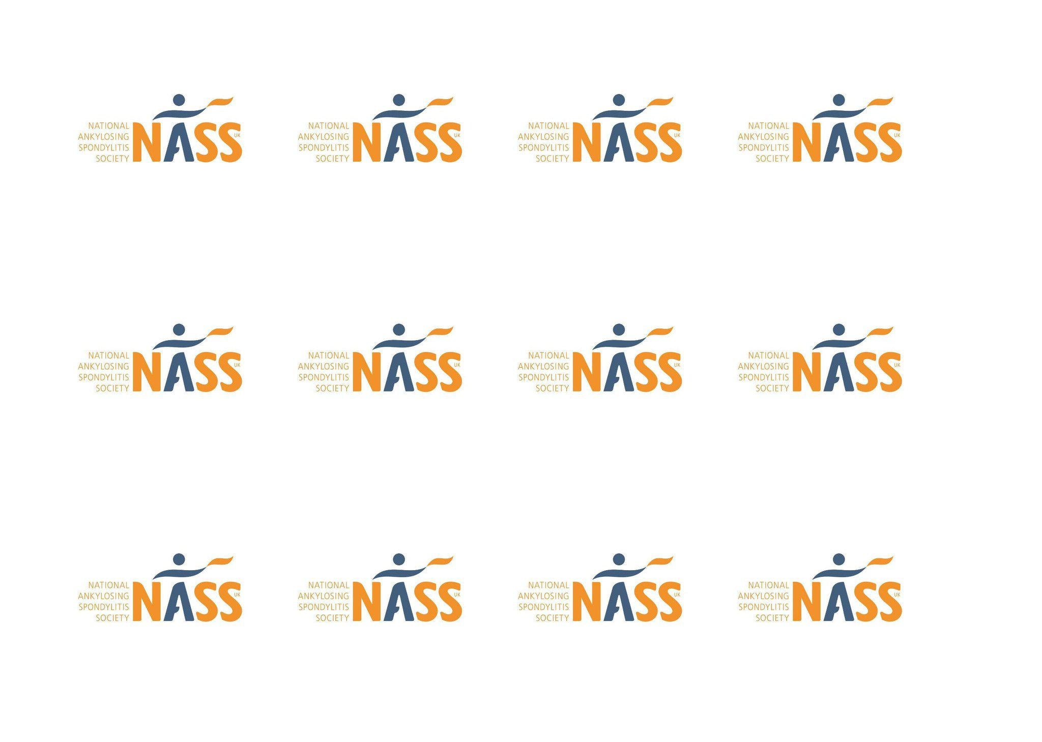 Printed cupcake toppers with the NASS logo
