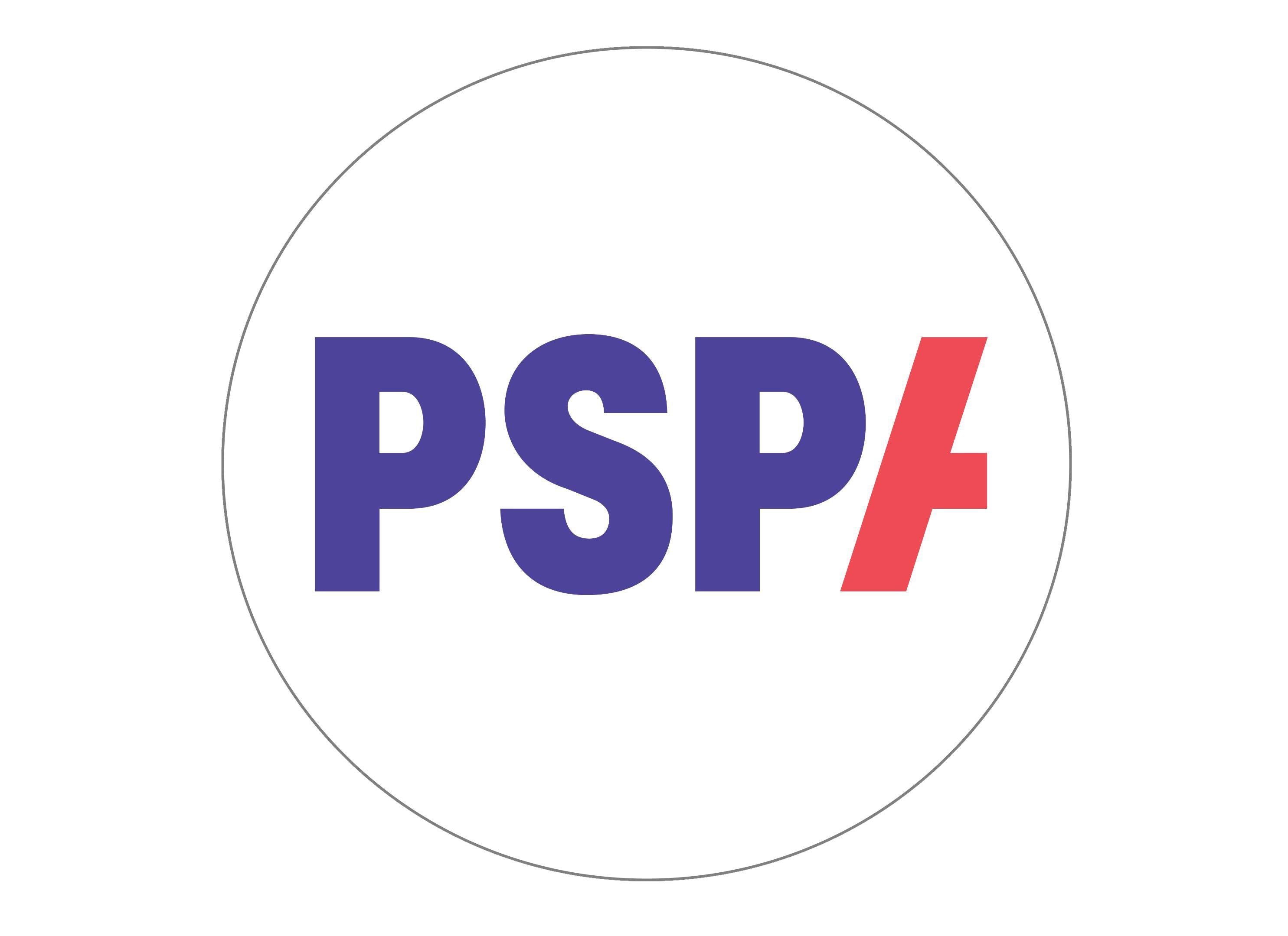 Large round cake topper with the PSPA charity logo