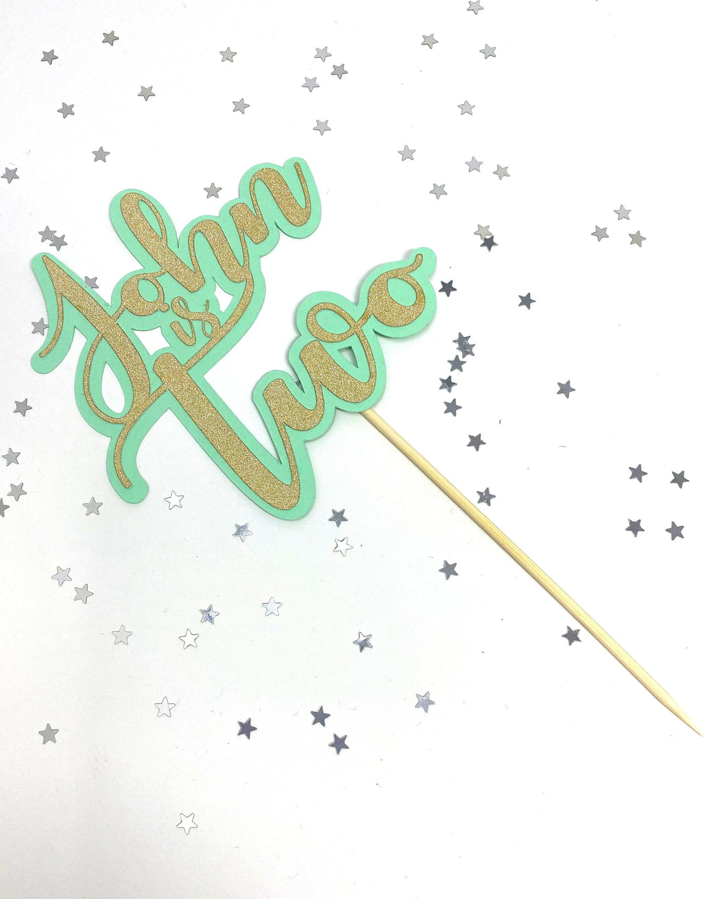 Custom Cake Topper | Personalised Birthday with Name & Age | Edibilis