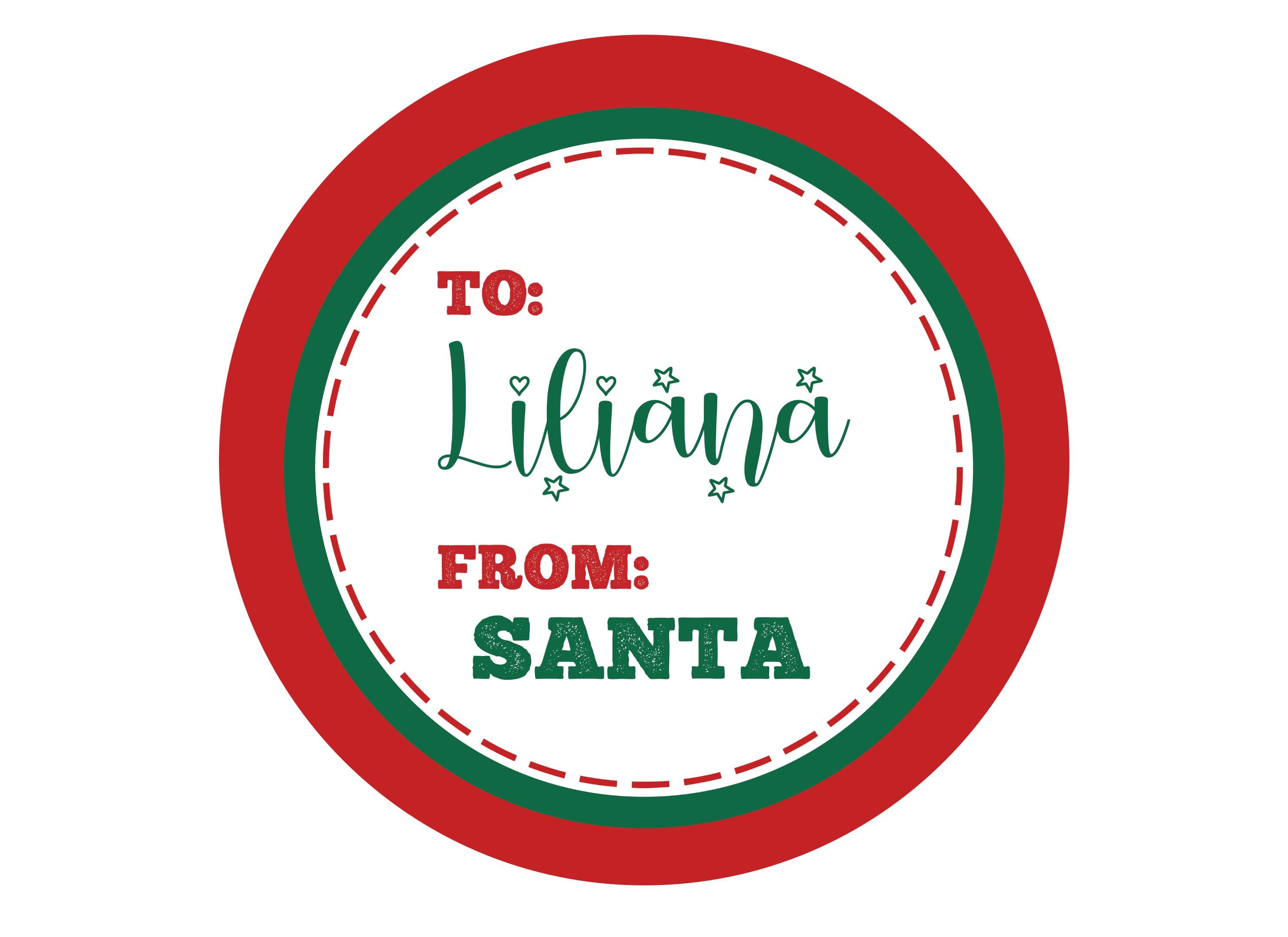 Personalised "To.. From Santa" Elf on the shelf