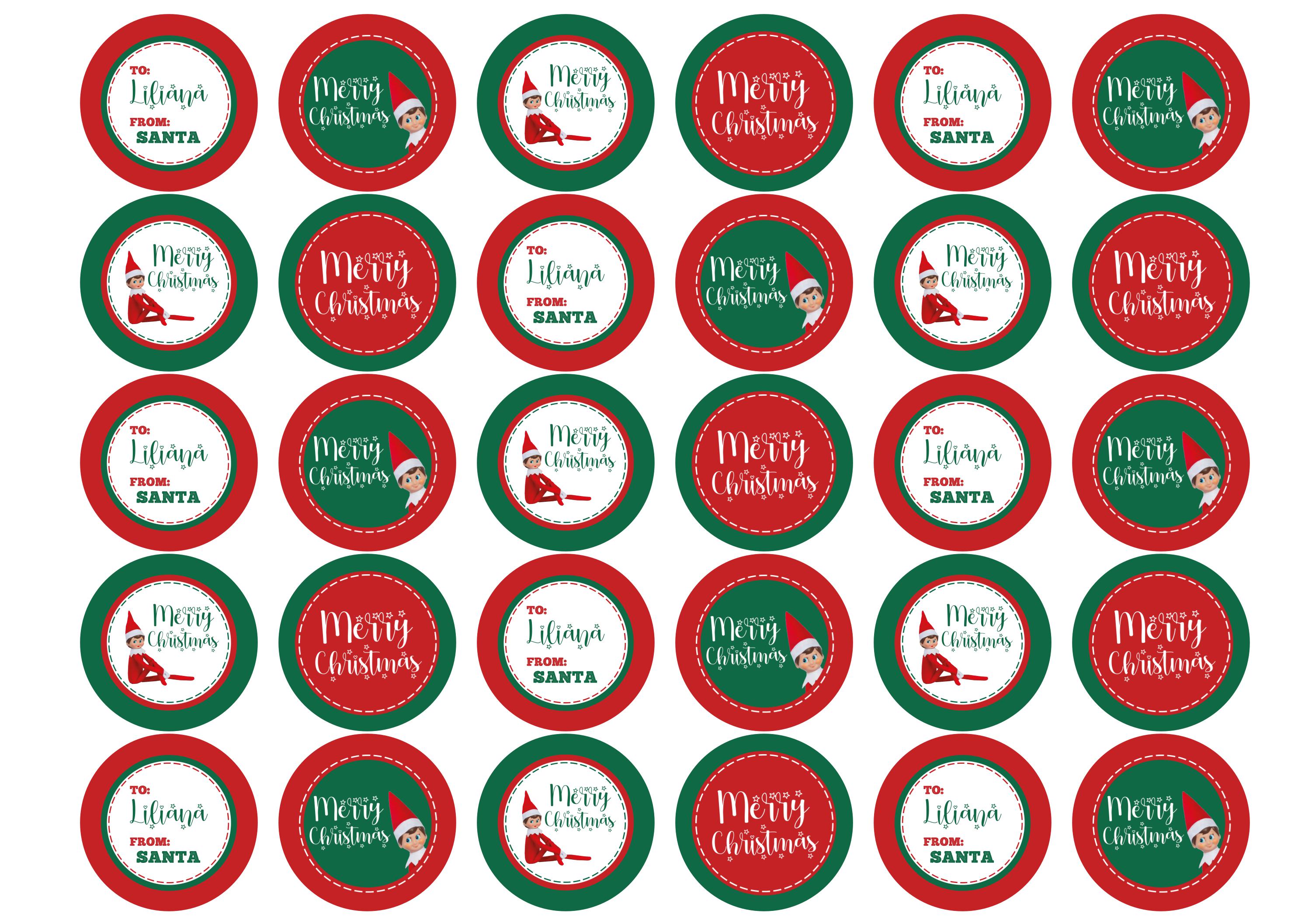 Personalised "To.. From Santa" Elf on the shelf