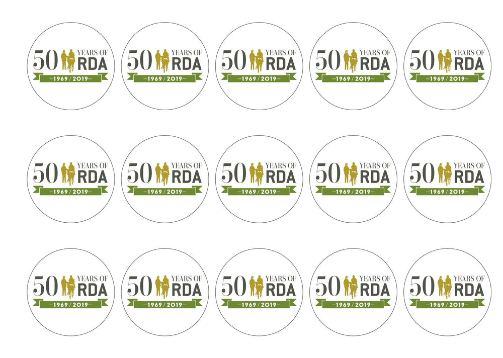 Edible cake toppers | RDA Straight Banner | Edibilis