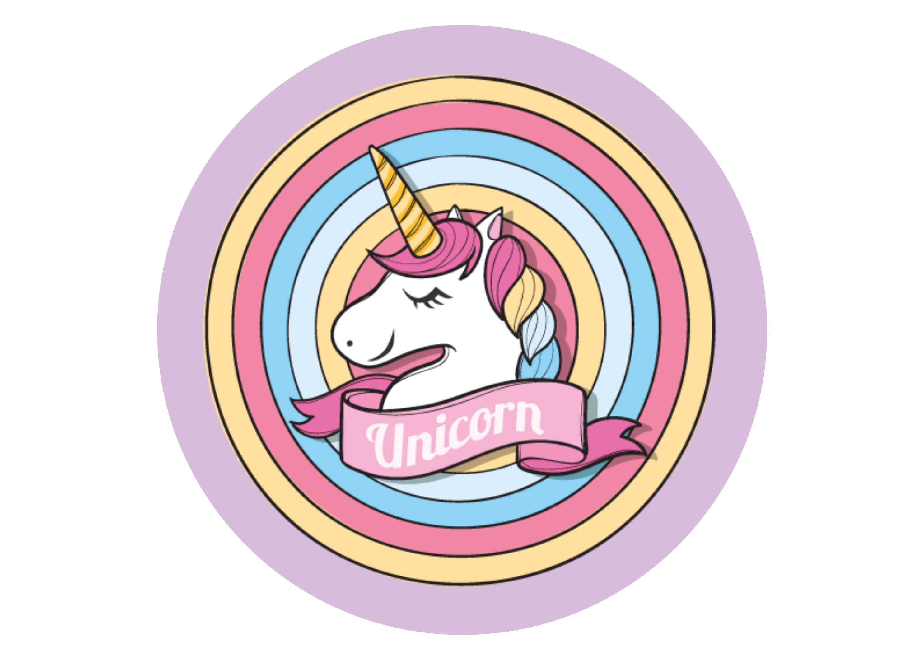 Unicorn Stripes-Edible cake toppers-Edibilis