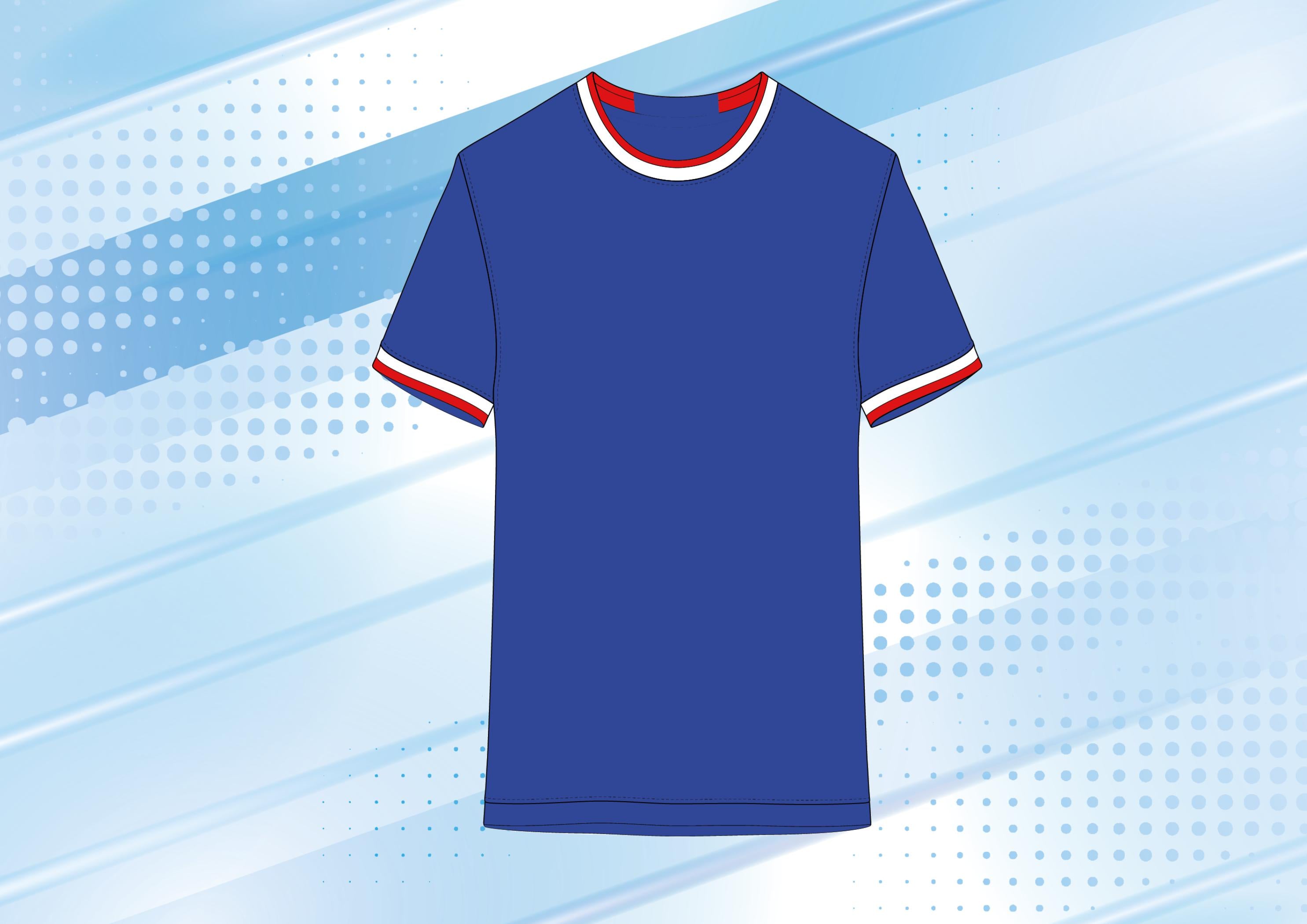 A4 cake topper with Rangers FC shirt