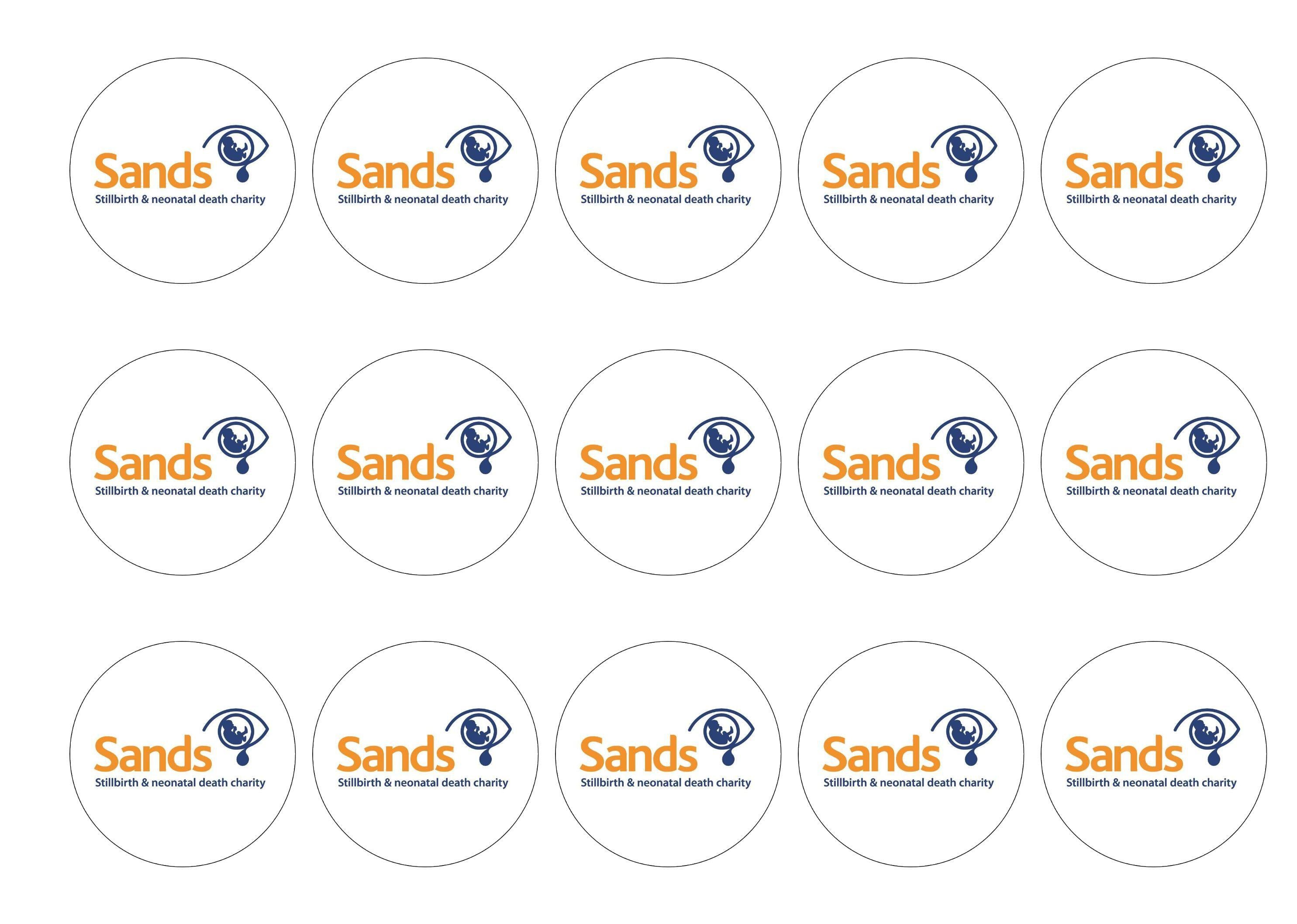 50mm printed edible cupcake toppers