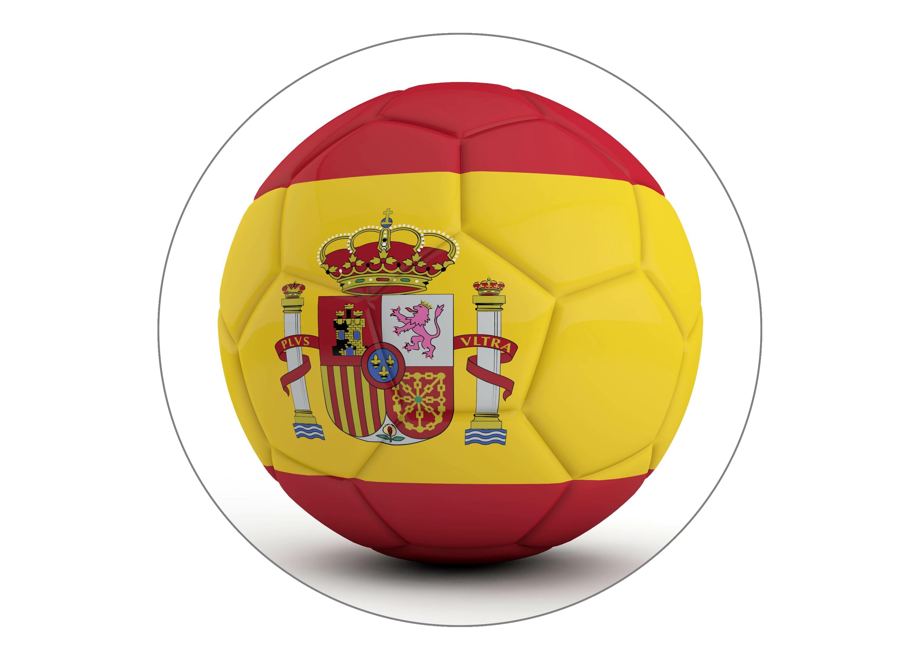 Large Spain Cake Topper for the World Cup