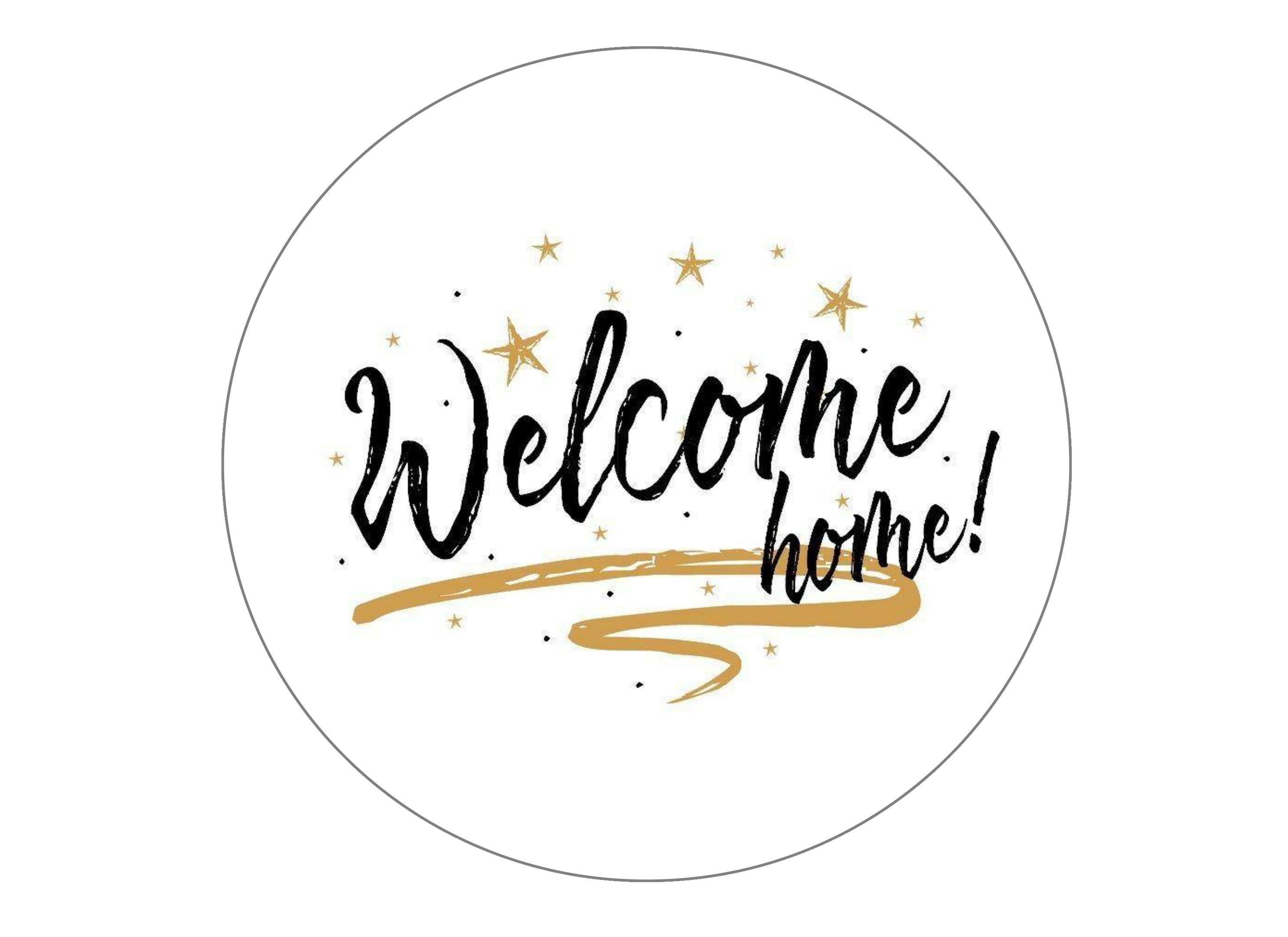 Welcome Home-Edible cake toppers-Edibilis