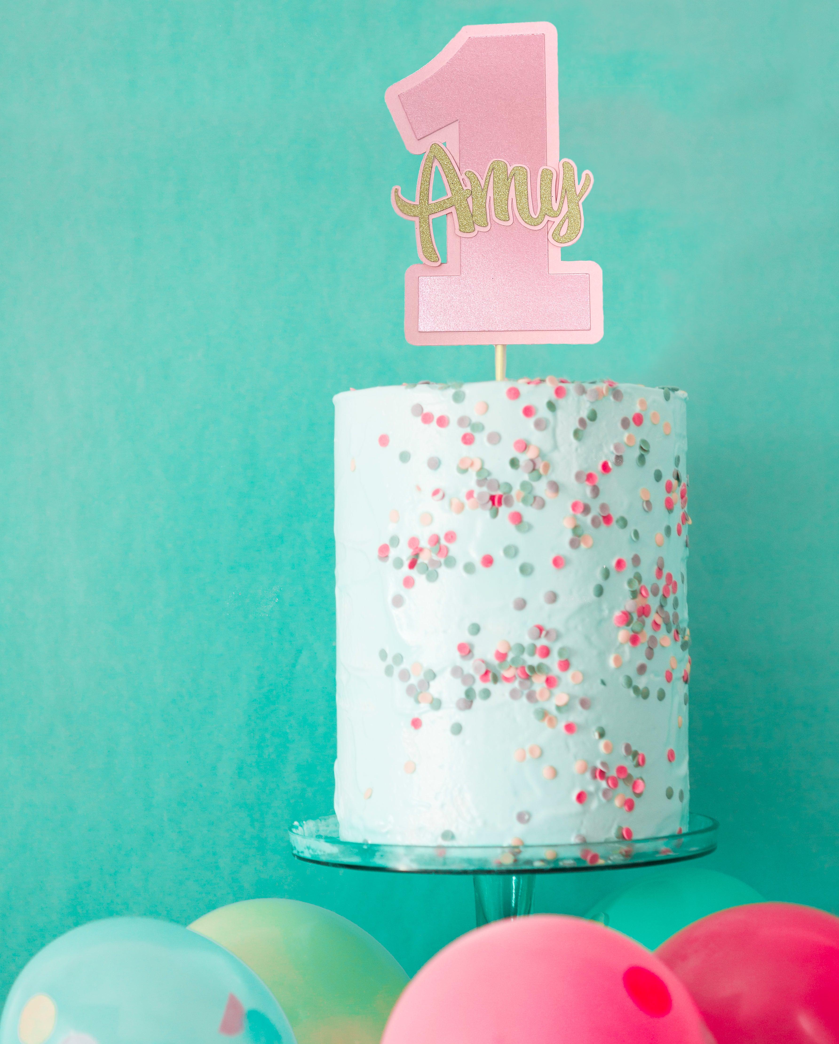 Personalised Number Birthday Cake Topper